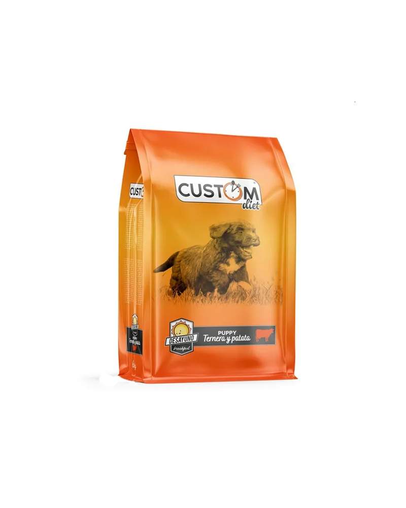 Custom Desayuno Puppy Ternera Y Patata 6 Kg custom-desayuno-puppy-ternera-y-patata-6-kg