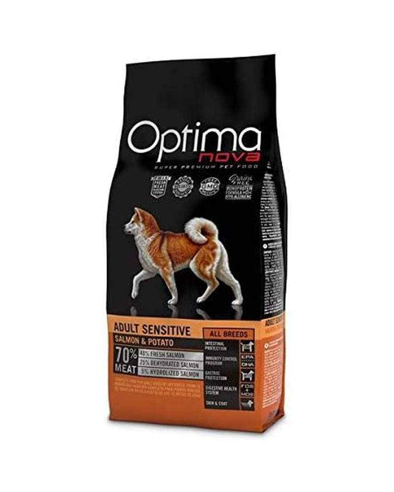 Optima Nova Adult G. F. Salmon Sensitive 12kg optima-nova-adult-g-f-salmon-sensitive-12kg