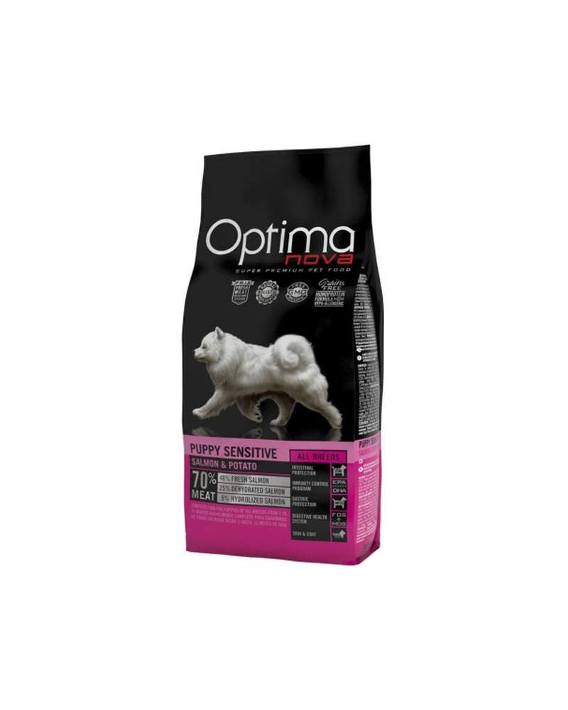 Optima Nova Puppy All Breeds Sensitive Salmon 2kg optima-nova-puppy-all-breeds-sensitive-salmon-2kg