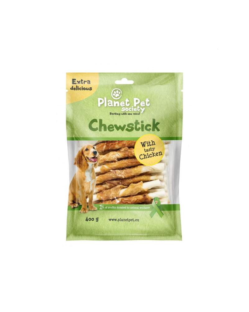 Planet Pet Chewbone Stick Pollo 400gr 13cm-45ud planet-pet-chewbone-stick-pollo-400gr-13cm-45ud