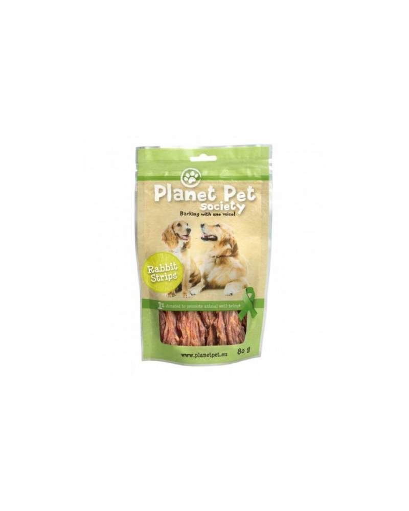 Planet Pet Snack Tiras De Conejo 80 Gr planet-pet-snack-tiras-de-conejo-80-gr